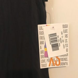 LuLaRoe Tops - NWT Lularoe Tank Tip Black XS LuLaRoe Tops - NWT Lularoe Tank Tip Black XS
